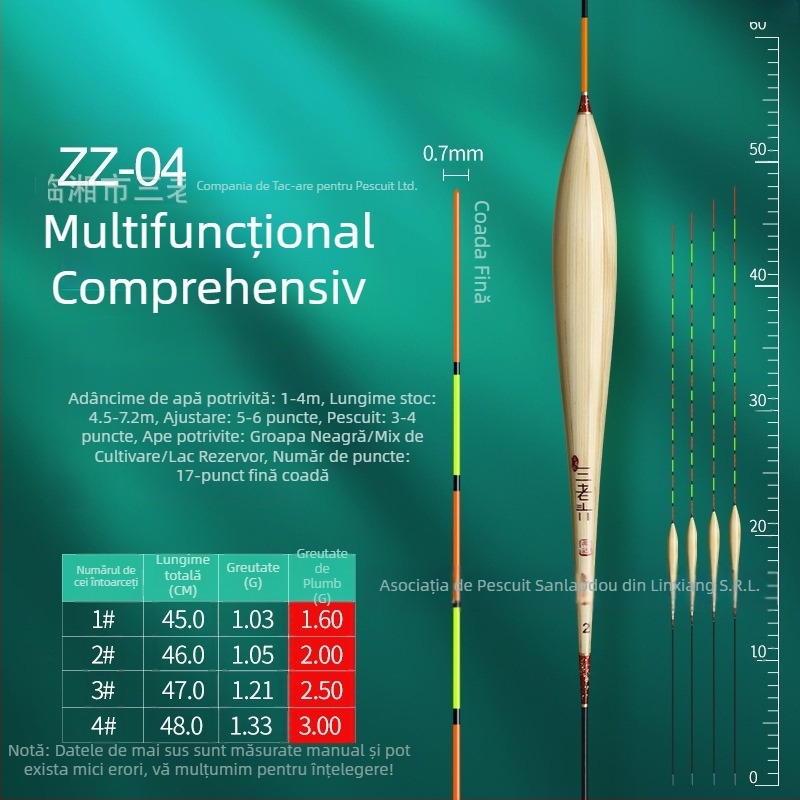 Three Old Man plută de pescuit din trestie pentru deriva verticală
