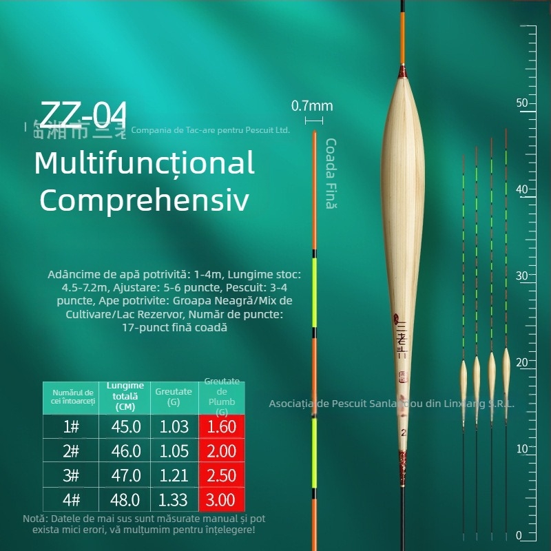 Three Old Man plută de pescuit din trestie pentru deriva verticală