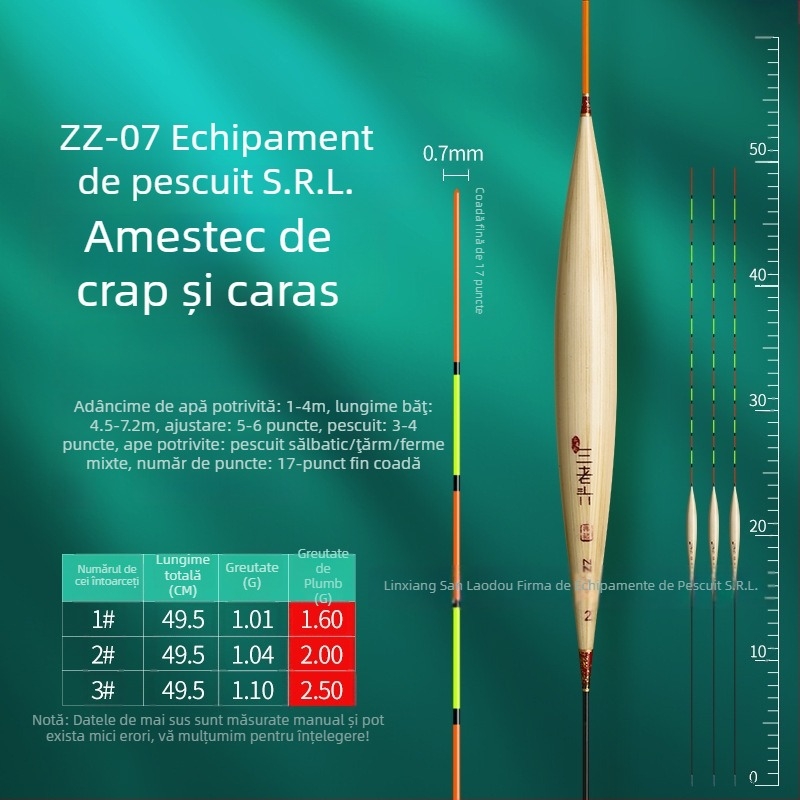 Three Old Man plută de pescuit din trestie pentru deriva verticală