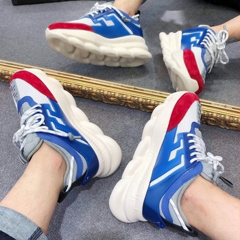 Pantofi casual unisex pentru primăvară, cu creștere a înălțimii și talpă din cauciuc