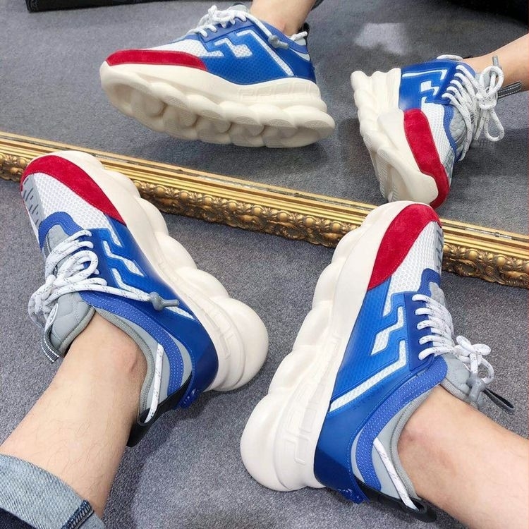 Pantofi casual unisex pentru primăvară, cu creștere a înălțimii și talpă din cauciuc