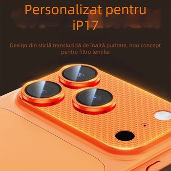 Protecție obiectiv cameră — sticlă tempered, folie pentru obiectiv, mată, HD, anti-cadere, pentru seria iPhone 14