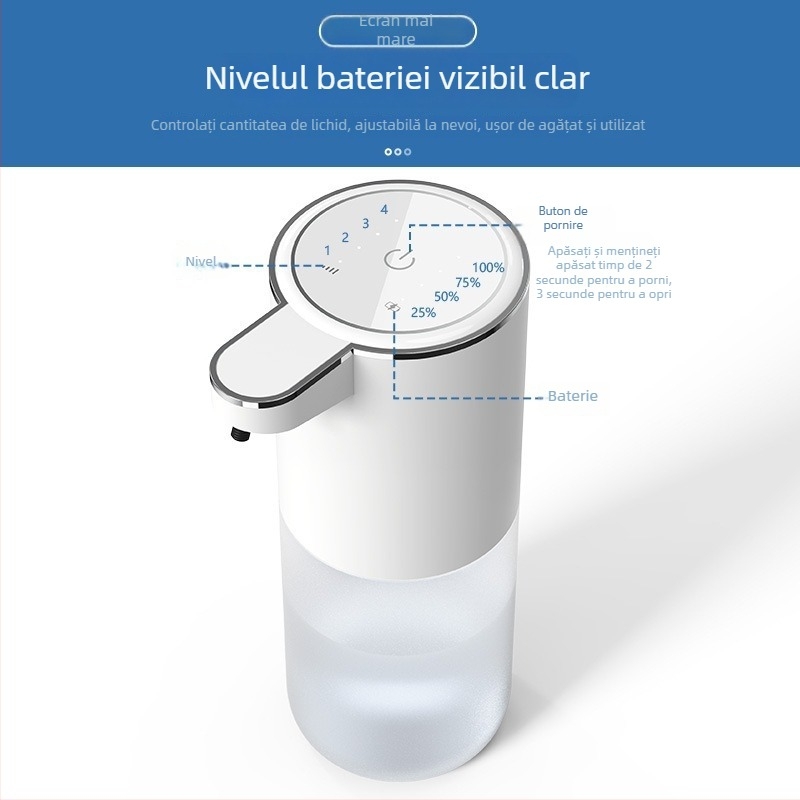 Noul P11S dispenser automat dezinfectant pentru mâini cu senzor infraroșu