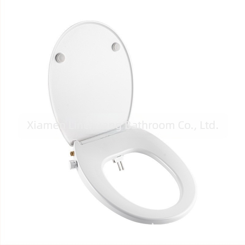 Cap de toaletă inteligent cu încălzire și LED, absorbție la șocuri, distanță reglabilă între găurile de montaj 109–229 mm, model S013-02, material PP