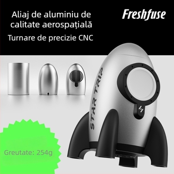 Suport de încărcare pentru Apple Watch, din aliaj de aluminiu de aviație, bază din silicon, compatibil cu Apple Watch, 254 g