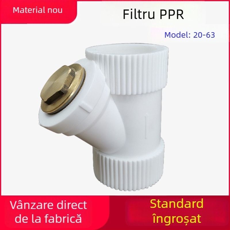 Fitinguri PPR tip Y pentru conducte de apă, filtrare de înaltă eficiență, model 20-63, brand ZH