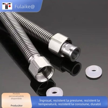 Fulix conductă din oțel inoxidabil 304, corrugată, pentru boilere pe perete și boilere cu apă caldă pe gaz — presiune înaltă, intrare/ieșire antiexplozie