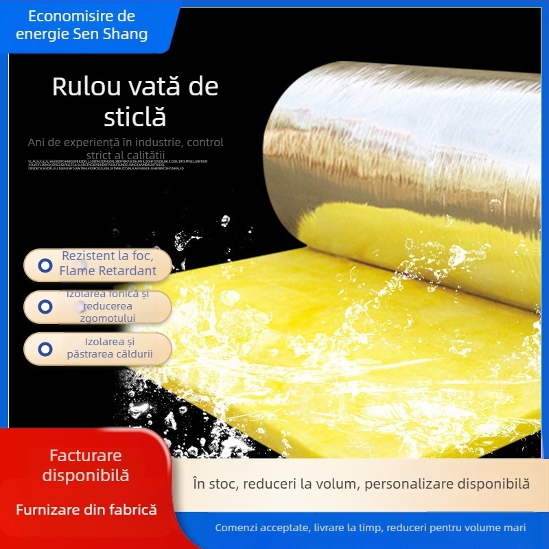 Tuburi izolante din fibre de sticlă, formă fibrosă, tubular, conductivitate termică 0,035 W/mK, temperatură de lucru 500°C