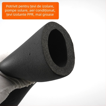 Manșon izolant pentru țevi de apă — Huamei, model Rubber pipe