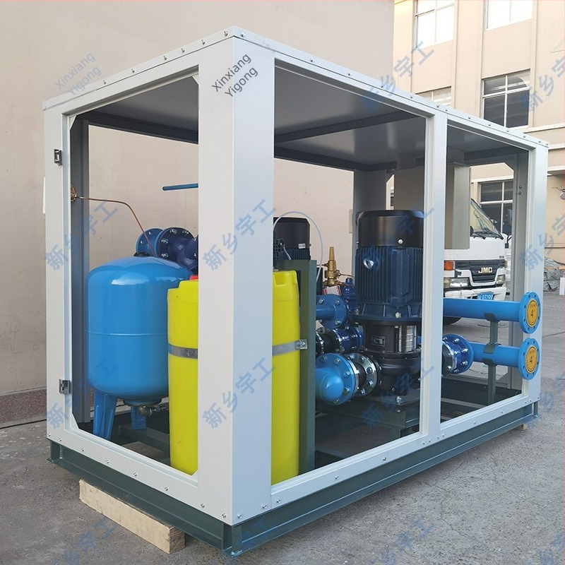 Yu Gong Sistem central de climatizare pe apă cu modul hidraulic inteligent, pompă de căldură/rece, unitate principală de energie cu aer, modul extern integrat – Cod 779, destinat construcțiilor de clădiri