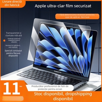 Protecție ecran temperată pentru Apple MacBook Air M2, 13 inch, anti-lumină albastră