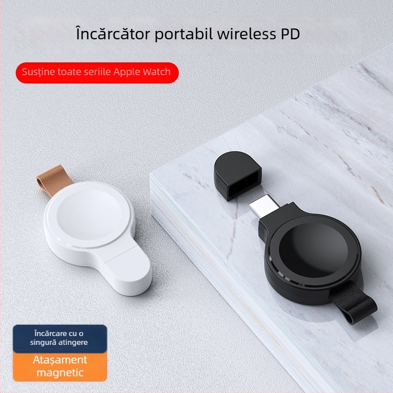 Încărcător Apple Watch fără fir XJCX – compatibil cu Series 8, 7, 6, SE și 5