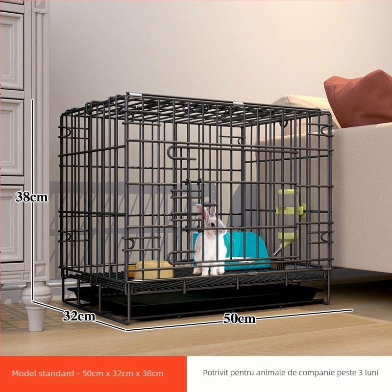 Cușcă pentru iepuri – structură din sârmă, cușcă pentru animale de companie, fără import
