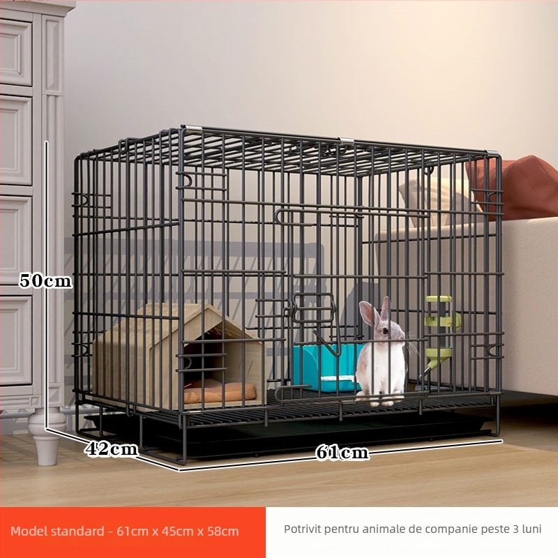 Cușcă pentru iepuri – structură din sârmă, cușcă pentru animale de companie, fără import