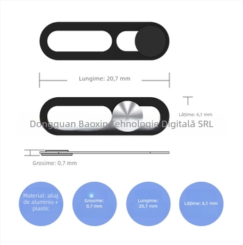 Sipale Capac de Confidențialitate pentru Camera Frontală pentru iPhone 14 Pro, 14 Pro Max, seria iPhone 15 și iPhone 16