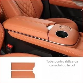 Protecție pentru cutia de la cotieră a mașinii Changan S07/S7, compatibil SL03, actualizare interioară, pernă îngroșată și geantă de depozitare