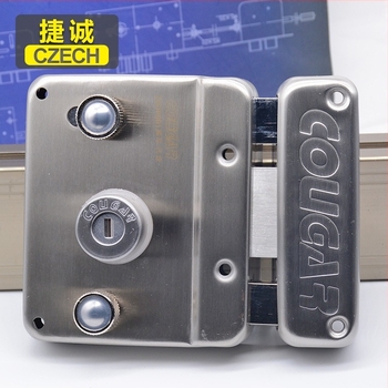 Andley V88 încuietoare de exterior pentru ușă, din oțel inoxidabil, pentru uși din fier, oțel, securitate și lemn (Model V88, Material: Oțel inoxidabil, Tip: Încuietoare de exterior, Domeniu de aplicare: Uși din fier/ oțel/ securitate/ lemn)