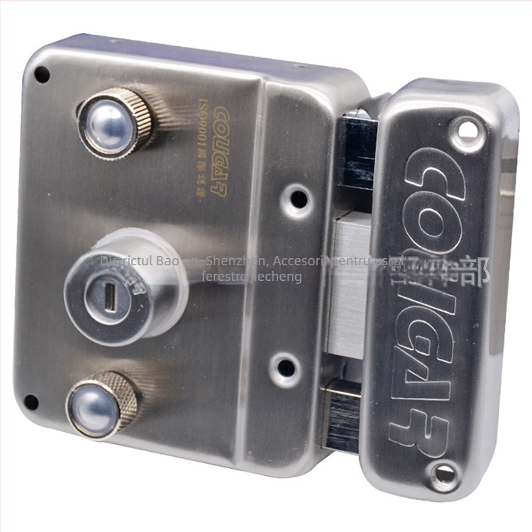 Andley V88 încuietoare de exterior pentru ușă, din oțel inoxidabil, pentru uși din fier, oțel, securitate și lemn (Model V88, Material: Oțel inoxidabil, Tip: Încuietoare de exterior, Domeniu de aplicare: Uși din fier/ oțel/ securitate/ lemn)