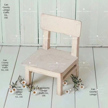 Accesorii foto - Scaun din lemn cu design detașabil pentru fotografierea produselor, 2 kg