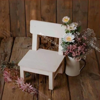 Accesorii foto - Scaun din lemn cu design detașabil pentru fotografierea produselor, 2 kg