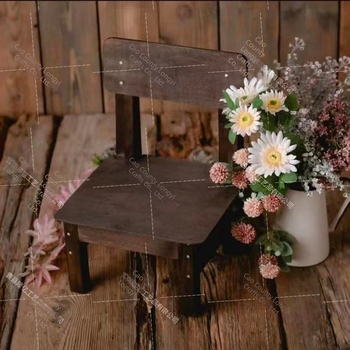 Accesorii foto - Scaun din lemn cu design detașabil pentru fotografierea produselor, 2 kg