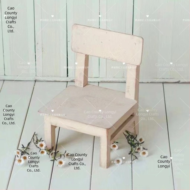 Accesorii foto - Scaun din lemn cu design detașabil pentru fotografierea produselor, 2 kg