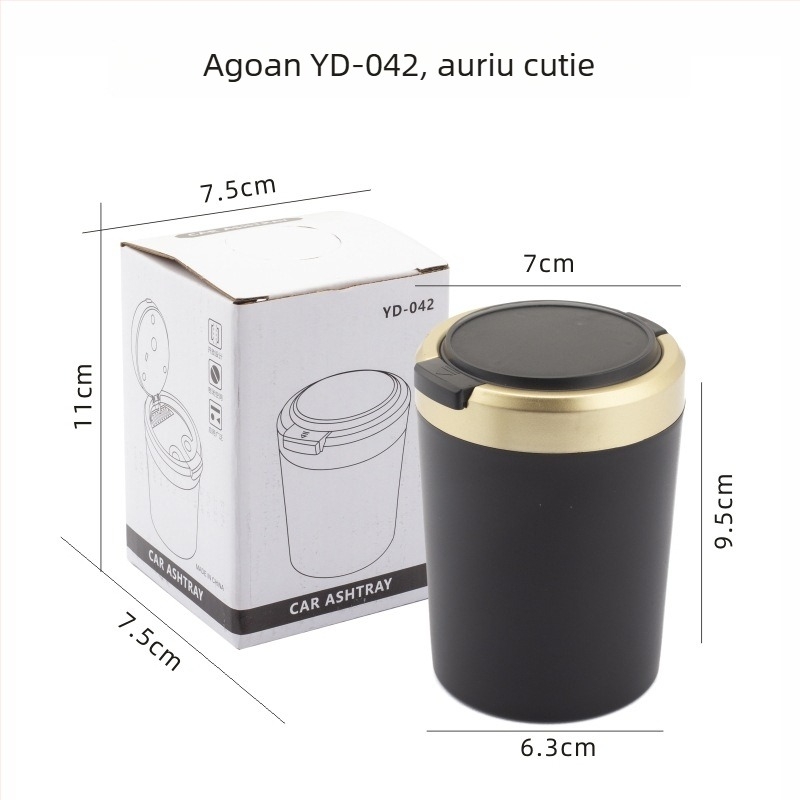 Scrumieră auto, corp din plastic, model 042, brand Bosheng, greutate 118 g, proces de fabricație: topire