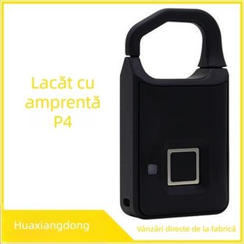 P4 lacăt cu amprentă — încuietoare biometrică electronică, anti-furt, impermeabil