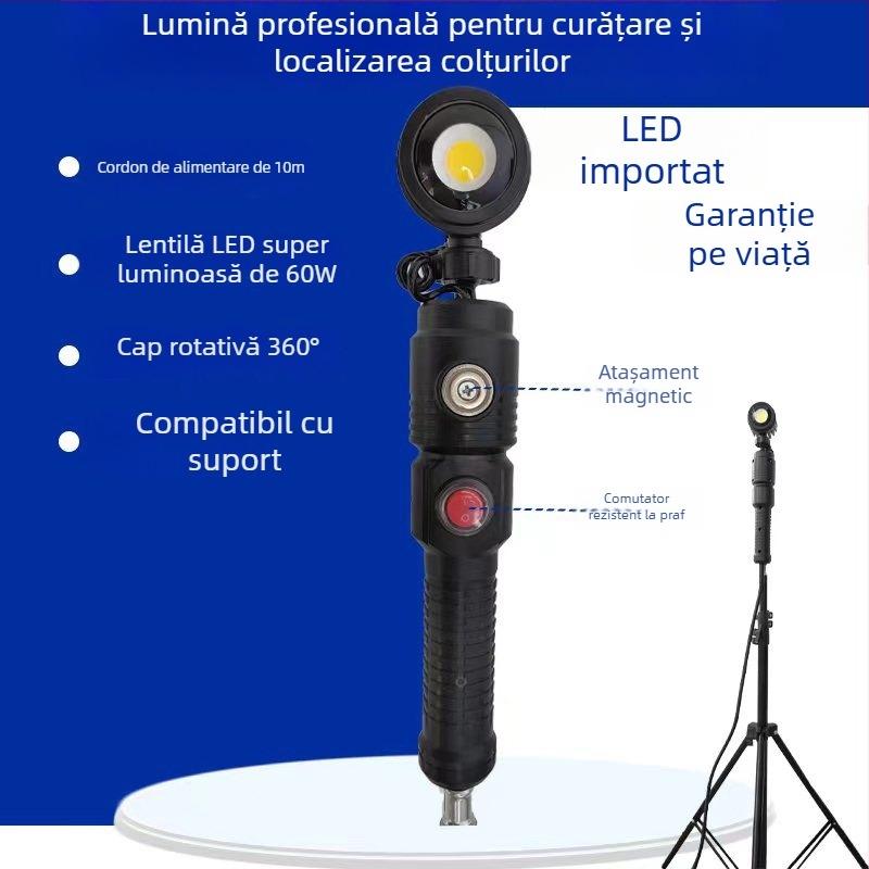 Lampa LED de colț pentru perete, cu suport pentru iluminare în unghi concav, înaltă luminozitate (LED, montaj pe perete, unghi concav, suport, înaltă luminozitate)