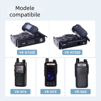 Microfon de mână Bluetooth fără fir cu ecran pentru VR-N7600/N7500/N76/N75 — interval de 3-5 km, fără baterie necesară, protecție anti-cădere.