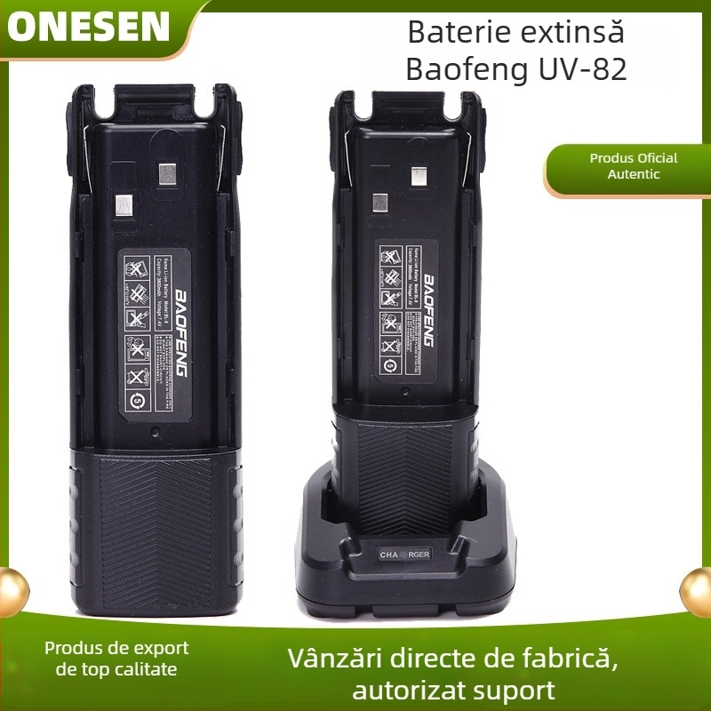 Baterie Intercom UV-82, Type-C 3800mAh, Capacitate extinsă, Încărcare USB-C, Compatibilă cu UV-82/UV-82HP