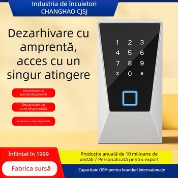Cutie inteligentă pentru chei cu amprentă și parolă, buton tactil, carcasă din aliaj de aluminiu, model CH-931-2, distanța tijelor de încuietoare 25 mm, potrivită pentru curți, birouri, pensiuni și locuințe