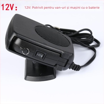R-4001 Încălzitor auto 12V cu dezghețare parbriz, 150W, carcasă din plastic