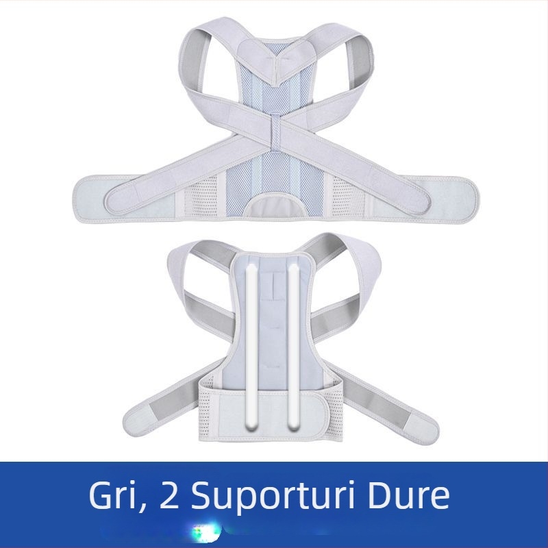 Purtare pentru corectarea posturii pentru adulți, fibre de poliester, BBBD07, curea reglabilă de umăr, potrivită pentru baschet