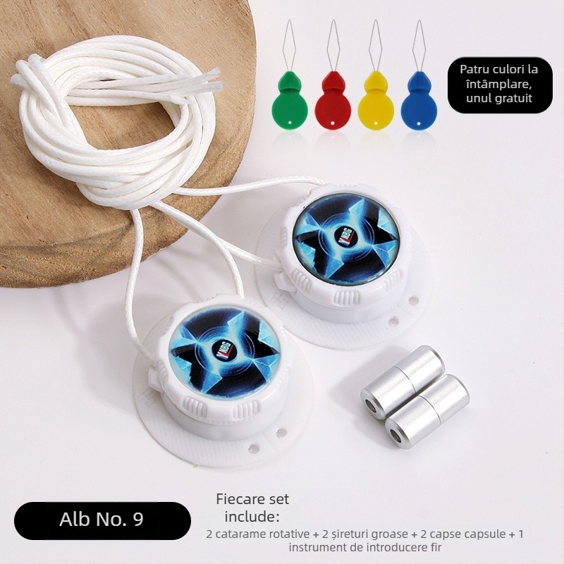 Pantofi sport de alergare cu buton rotativ, sistemă fără legare; șireturi rotunde, grosime 0,15 cm, lungime 100 cm, model Xd351