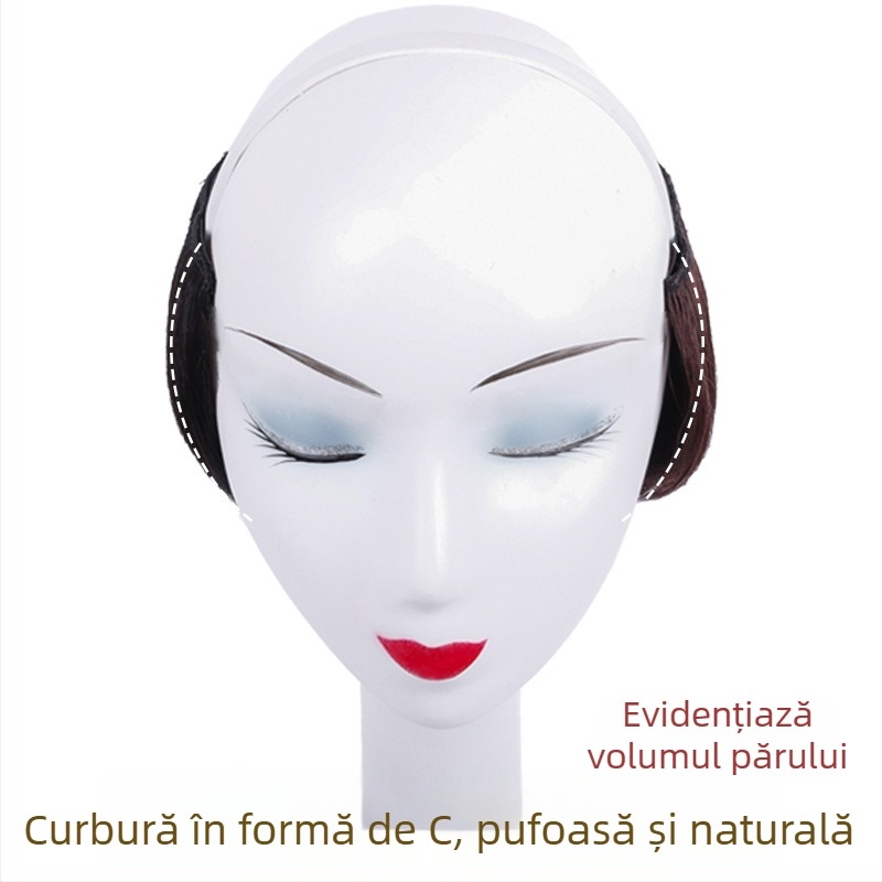 Perucă cu breton – aspect natural, volum în zona rădănii, volum lateral, bucle sau drept, lungi și scurte (Brand: Seventh Sister; Model: 10; Material păr: Altul; Vopsire: Nu potrivit pentru vopsire cu temperatură înaltă)