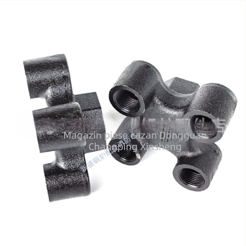 Distribuitor cu patru gheare pentru echipamente auxiliare de turnare prin injecție — fontă, montaj filet interior, temperatură de lucru 200°C, mediu: apă sau ulei