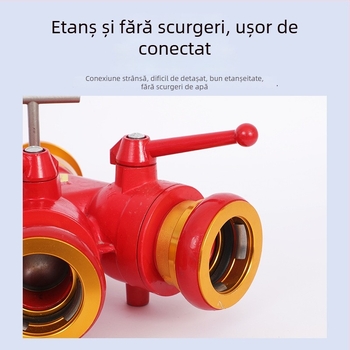 Hidrant de incendiu, O intrare – Trei ieșiri, Presiune înaltă, Ușor, Aliaj aluminiu-magnéziu, Model FIII80/65