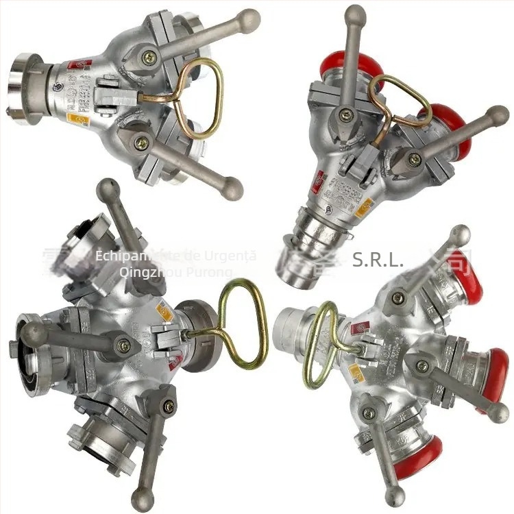 Purong Pr-fsq-3 Distribuitor pentru furtun de incendiu, reglabil pentru presiune, trei ieșiri, cod produs Pr-xf