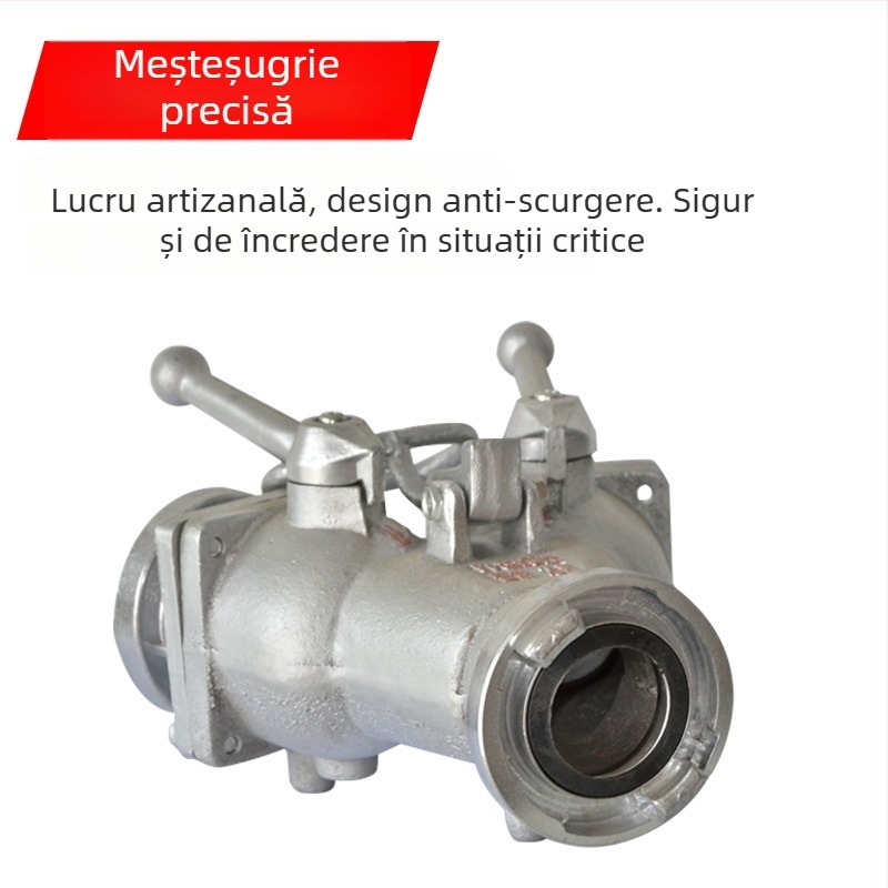 Distribuitor de furtun pentru pompieri, cu trei ieșiri și conexiune rapidă — Axis 15432