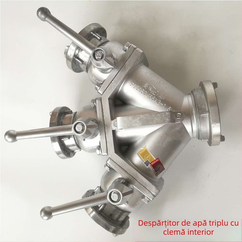 Tengda separator de apă 65/65*2, aliaj de aluminiu, presiune nominală 1.6 MPa, pentru sisteme de stingere a incendiilor