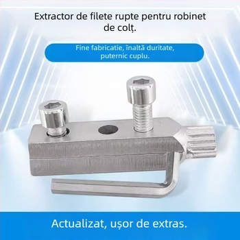 Yichang 45 oțel unelte de demontare pentru repararea conductelor de apă – extragerea șuruburilor rupte din robinete și ventile unghiulare (1 set)