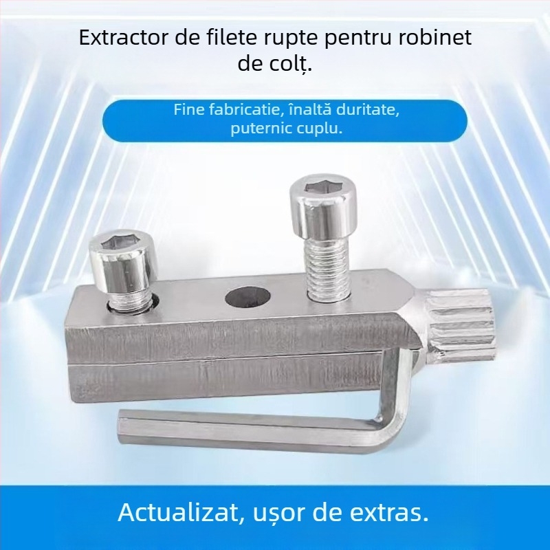 Yichang 45 oțel unelte de demontare pentru repararea conductelor de apă – extragerea șuruburilor rupte din robinete și ventile unghiulare (1 set)