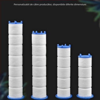 Element de filtrare pentru duș cu bumbac PP, deoxidare și nucleu anion, model P-01, ABS, temperatură max 100°C, presiune nominală 0,6 MPa