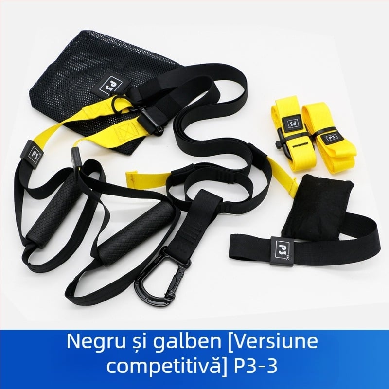 Oron Curea de antrenament în suspensie cu bandă de înaltă densitate — Curea în stil TRX pentru antrenamente acasă, pentru toate grupele de vârstă