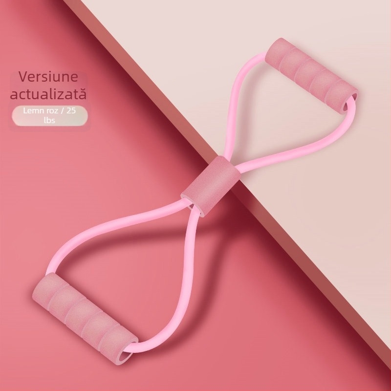 Dispozitiv de întindere pentru spate pentru exerciții acasă, material TPE, clasificare tracțiune 8-cifrată, pentru deschiderea umerilor