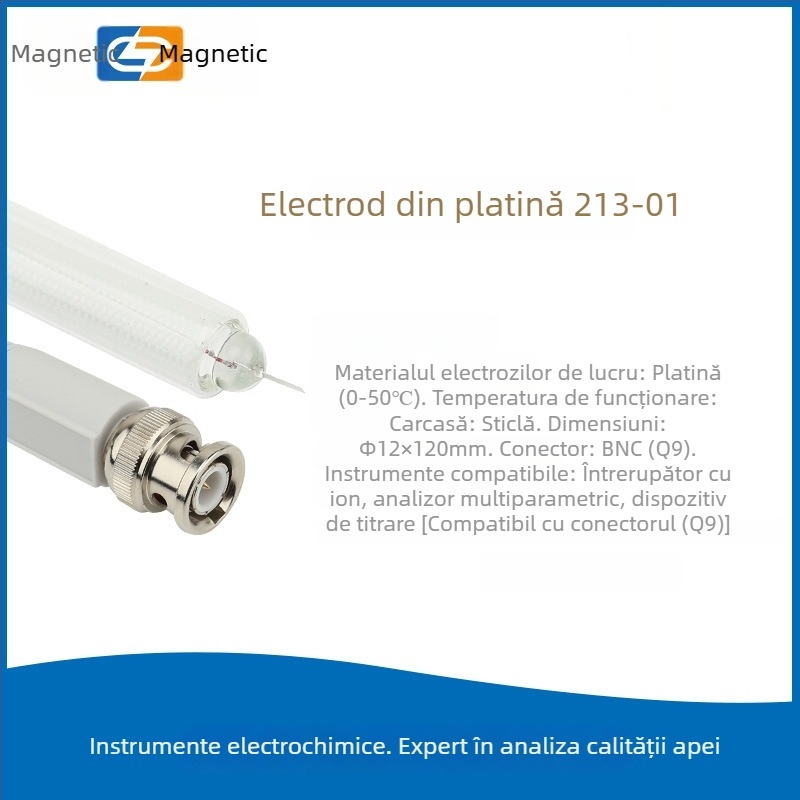 Electrod din platină - senzor metalic, model 213-01, temperatură de operare 0–50°C, tip sondă: Altul