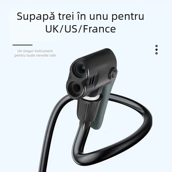 Pompa manuală pentru bicicletă, înaltă presiune, universală pentru biciclete MTB și de șosea, durabilă