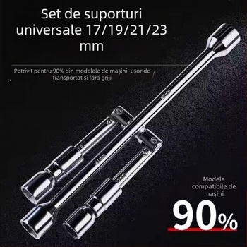 Cheie cu soclu pliabil pentru anvelope – din oțel cu carbon înalt, instrument pentru demontarea roților auto