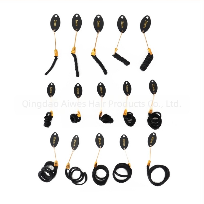 Qingdao Avis Hair Products Placă de curbă pentru peruci — lucrată manual, păr uman